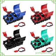 [PrettyiaedMY] RC Car Motor Cooling Fan Accessories Sturdy Aluminum Alloy for 3674 3650 550