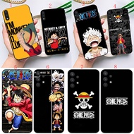 Redmi Note 10S S2 K20 K40 Pro 13R A4 A3 Pro Note 14 Pro Plus H17 MONKEY D LUFFY Soft black phone cas