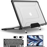MEEgoodo for MacBook Air 13.6 inch Case 2025 2024 2022 (A3240/A3113/A2681) with M4/M3 M2, Laptop Har
