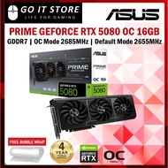 ASUS Prime GeForce RTX 5080 OC Edition 16GB GDDR7 Graphic Card (PRIME-RTX5080-O16G)