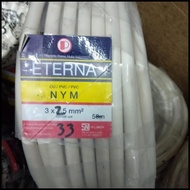 Gosend! Kabel ETERNA 3x2.5 3x2,5 potongan NYM 30, 31, 32 ,33 ,35, 35