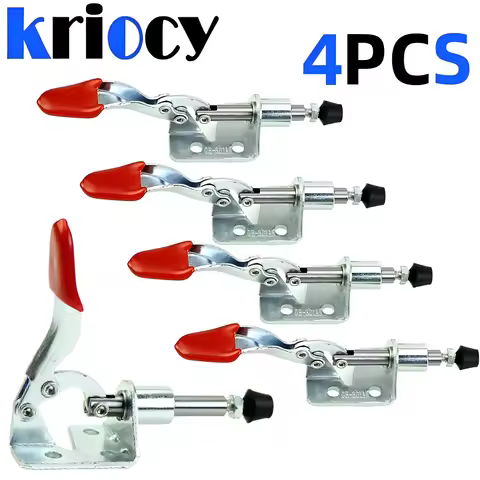 1/2/3/4pcs GH-301AM Quick Release Toggle Clamp 45KG-99Lbs Clamping Force Push-pull Clamps Plunger St