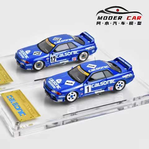 IG 1:64 GTR R32 SKYLINE #12#1 1991 1990 JTC Resin Diecast Model Car