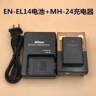 camera parts Nikon d3300 d3400 d3500 D5500 d5600 SLR camera en-el14 Battery + charger