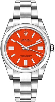 Rolex Oyster Perpetual 36 Automatic Chronometer Coral Red Dial Watch 126000CRLRDSO