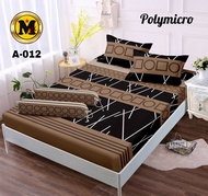 Promo ( Beli 1 Dapat 1 ) Seprai Full Set Bantal & Guling Ukuran 180x200 Bahan Bonita 3D Anti Luntur