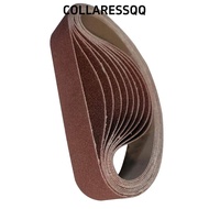 COLLARESSQQ 10pcs Sanding Belts, Alumina 330 x 30 mm / 1.2 x 13 Inch Abrasive Sanding Belts, Durable