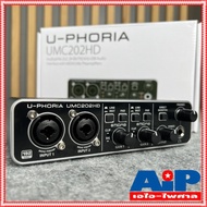BEHRINGER UMC202HD BEHRINGER U-PHORIA UMC 202HD (USB ออดิโอ อินเตอร์เฟส ขนาด 2 แชนแนล ความละเอียด 24
