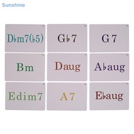 Sun 120 Piano Chord Chart Colorful Electric Piano Reference Chord Flash Cards, Piano Music Beginner 