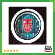 PUTIH Arsenal Ball Wall Clock, White body, 21cm (Can Be Placed On The Table)