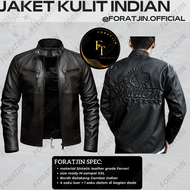 Foratjin - Jaket Kulit Garut Bordir Belakang Indian Exclusive Foratjin
