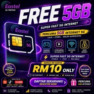 SIMKAD EASTEL [Line Umobile] *FREE TOPUP RM30