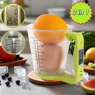 20.29oz Smart Measuring Cup with Thermometer | 6-in-1 Unit Conversion (lb/g/ml/oz/cup/ct) | Food-Gra