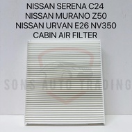NISSAN SERENA C24 / NISSAN MURANO Z50/ NISSAN E26 NV350 AIRCOND CABIN AIR FILTER 27277-4M400