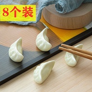 Dumpling Chopstick Holder Ceramic Dumpling Chopstick Holder Creative Small Ornaments