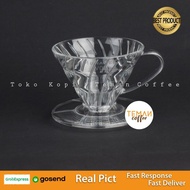 Muranee V60 Coffee Dripper V02 Resin Clear
