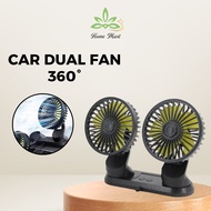 360 Degree Usb Fan Car Fan Air Cooler Fan Kipas Mini Kereta Usb 12v 24v Fan Kipas Dalam Kereta Kipas USB Mini Fan汽車風扇
