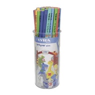 LYRA - Groove Slim 48支裝「正確握」HB三角學習鉛筆│粉色