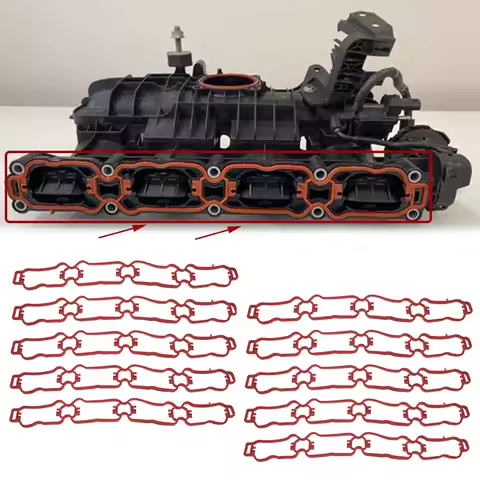 10 PCS Intake Manifold Gasket 06K129717A 06K129717C 06L133201FR 06L133201EN For Audi A3 A4 A5 A6 A7 