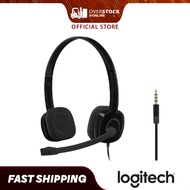 LOGITECH H151 / H150 Wired headset Stereo Headphones with In-line Controls, Rotating Microphone & Ad