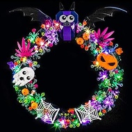 LocoLee Flashing Light kit Compatible with Lego 40825 Halloween Wreath - No Model Only Light, LED Li