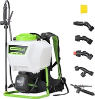 Greenworks 80V Backpack Sprayer 4 Gallon,Battery Powered 70PSI Backpack Sprayer. for Weeding, Sprayi