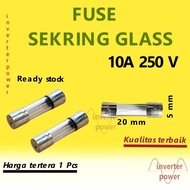 10A 250v small glass fuse glass fuse 5x20 mm 5*20 10a