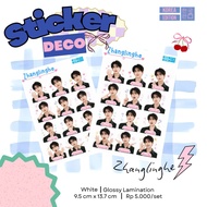 Sticker Cutting Deco Vinyl Chinese Actor Zhang Linghe Chen Zheyuan Dylan Wang