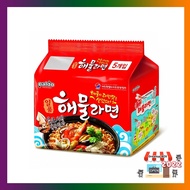 Paldo ilpum Seafood Ramen 120g x 5pcs/ Korean Ramen