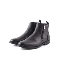 THE FLEXX Mens John Leather Ankle Boots -TF0234-HJ3B-1-BLACK