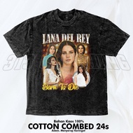 T-Shirt Washed Lana Del Rey Born To Die / Kaos Lana Del Rey Washing