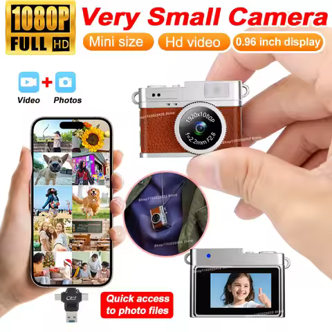 S150 Retro Mini Camera 0.96 inch With Screen 1080P Portable Video HD Recording Wearable Indoor Outdo