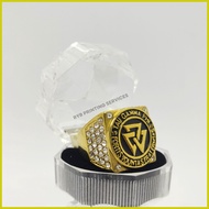 ↘ ❤ ━ Tau Gamma Phi Stainless Steel Ring TGP Triskelion Sigma