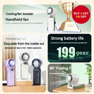 High-Speed Portable Turbo Fan 8000mAh 30Hours Handheld Cool Fan Mini Foldable Ac Fan F5PRO