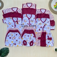 33-Piece Newborn Baby Supplies Complete Baby Clothes Set, Cute Maroon Series