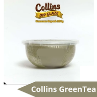 Selai Collins Dip Glaze GreenTea Matcha - 1Kg Selai Donat Toping Roti / EXP 2026 / Toping Makanan