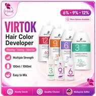 VIRTOK Hair Developer Cream 6% 9% 12% Hair Dye Bleaching Coloring Developer 双氧奶