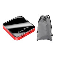 Mini Power bank 20000mAh with 4in1 Cables Powerbank with LED Torch Light A Travel Essential