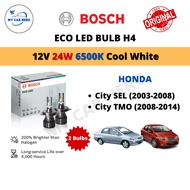 BOSCH Eco H4 LED Headlamp Bulb Cool White (2pcs) 12V 24W for Honda City SEL (2003-2008) / City TMO (
