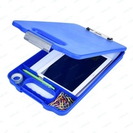 Cind File Case with Clipboard File Document Folder Box with Clipboard and Pen Case