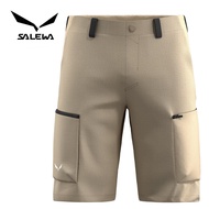 【SALEWA 義大利】PUEZ HEMP DURASTRETCH SHORTS 男 多功能短褲｜功能性夏季登山健行短褲/ 沙棕色 (7180)/ 48 / M