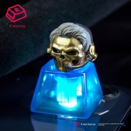 keycaps Delta Action Veyron Surrounding Red Wolf Eroded Gold Rose Key Cap Transparent Single Mechani