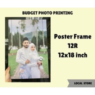 Canvas/Poster Frame Customize Photo Print with Wood Frame in Poster 8R A4 11R 12R 16R (Pre Order)
