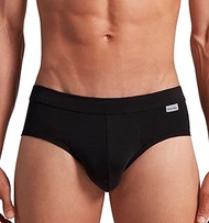 Cotonella Men's Elastic Cotton Briefs (Pack of 3) Bi-Elastic Underpants for Men Cotton Underpants fo