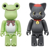 Medicom BE@RBRICK Pickles the Frog and New York Brick Black Cat Pierre 100% Set of 2 Figures