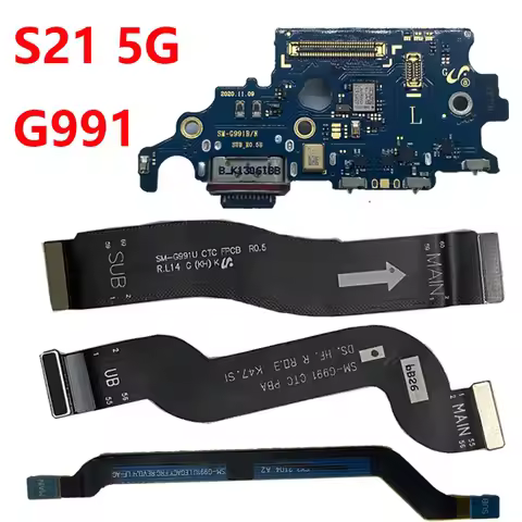 For Samsung S21 5G G991U G991N G991B G9910 G991W USB Connector Dock Fast Charging Port Signal Main C