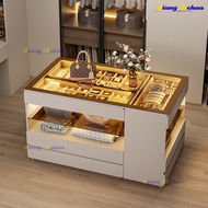 Italian Minimalist Wardrobe Island Cabinet Bedroom Island Home Multifunctional Storage Cabinet High-