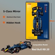 Modern Minimalist Wall Display Frame for Lego Ferrari SF24 Red Bull 42207 42206 F1 Formula Building