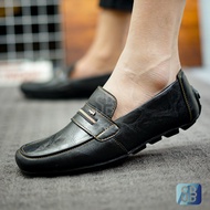 SABANG - SEPATU MOCASIN PRIA PANTOFEL SLIP ON KULIT FORMAL KERJA KANTOR FLADEO