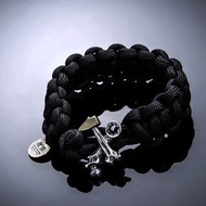 Hammer cross bone Paracord Survival Bracelet十字榔頭求生手環